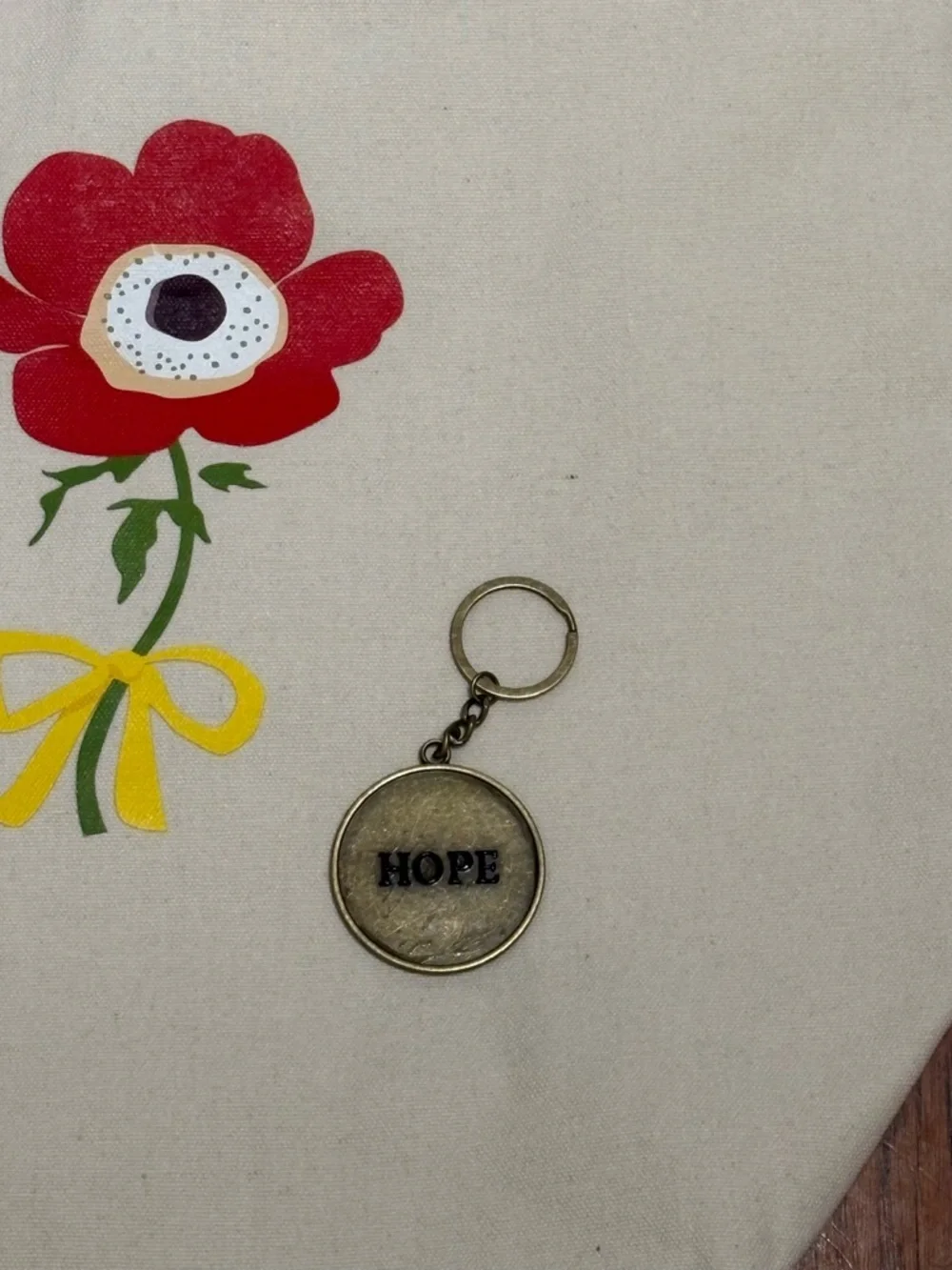 Canvas All‎ Purpose Tote And Matching Keychain Designed In Israel